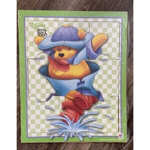 Vintage Milton Bradley Disney Winnie The Pooh Board Puzzle Rare